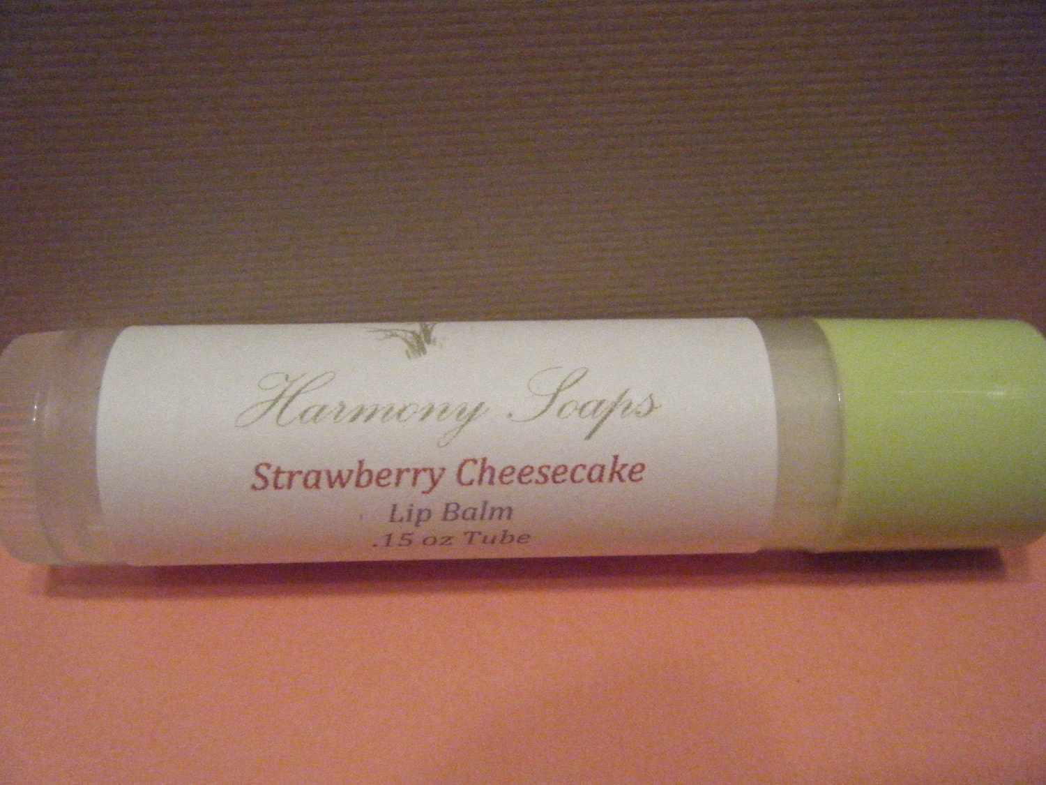Strawberry Cheesecake Natural Lip Balm Tube
