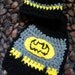 Crochet Batman Hat & Cape Set