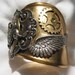 Steampunk Dragon Brass Cuff