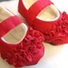 Red Ruffle Mary Janes
