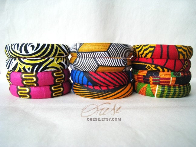 Slims - Ankara African Fabric Bangles