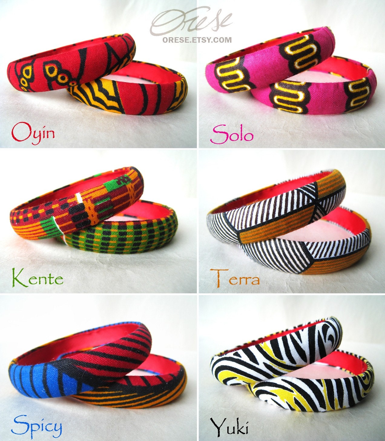 Slims - Ankara African Fabric Bangles