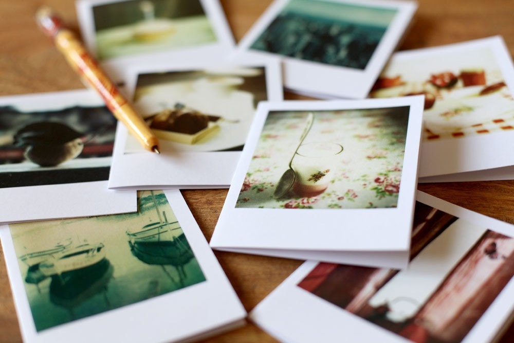 Free shipping Polaroid Greeting Cards - Set of 8