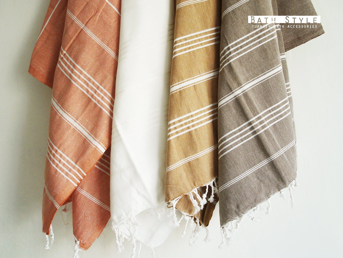 Turkish BATH Towel - Classic Peshtemal - Dark Brown