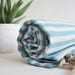 Bathstyle Turkish BATH Towel Peshtemal - Blue No:2