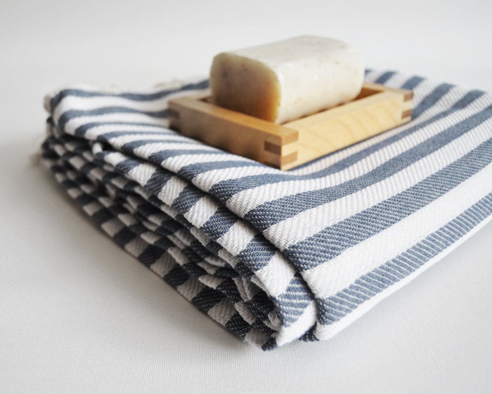 Turkish BATH Towel Peshtemal - Gray No:2