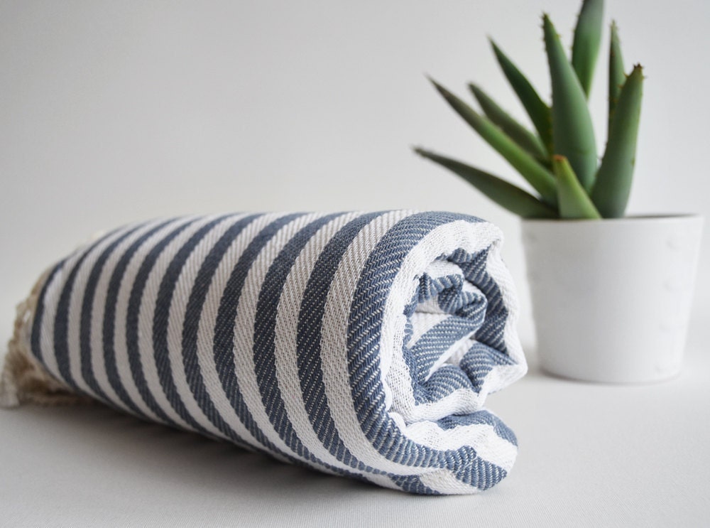 Turkish BATH Towel Peshtemal - Gray No:2