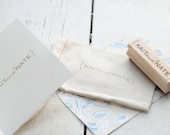 Custom Monogram Rubber Stamp