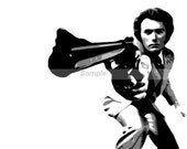Handmade Clint eastwood Black and White picture poster postcard  PDF Cross Stitch Pattern crochet Afghan Hand Embroidery Needle Craft