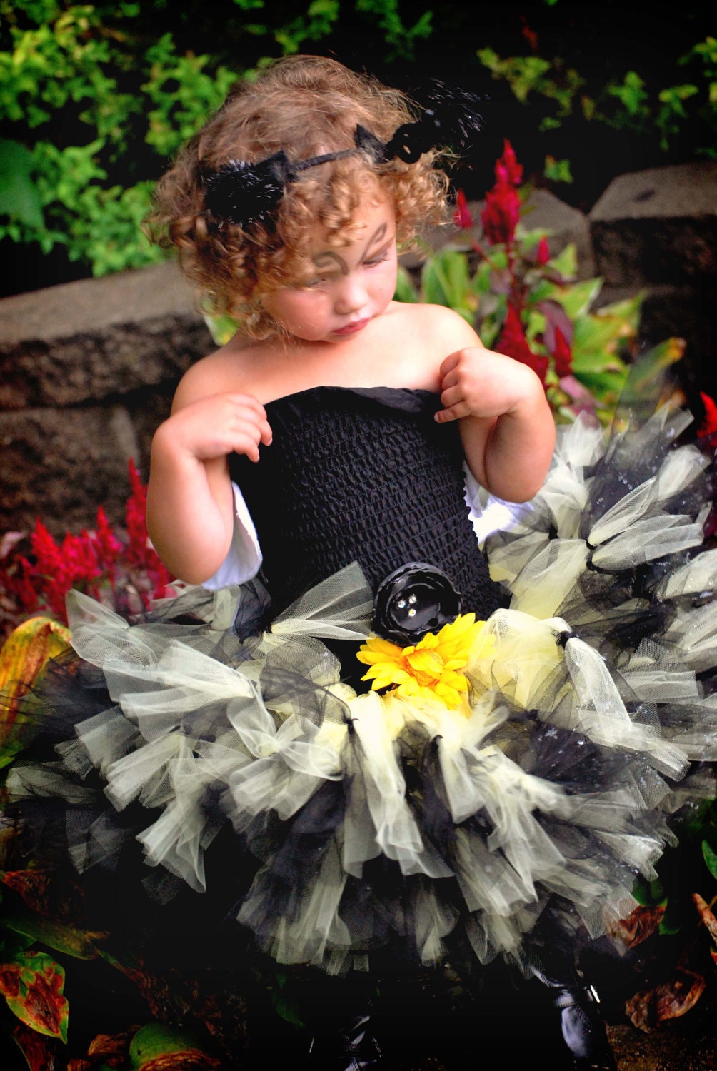 Adorable  Busy Bee Petti Tutu Dress Costume