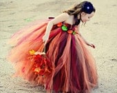 Beautiful Full Length Fall Tulle Dress Great for Special Events