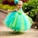 Full Length Tutu Rose Dress NB to 3t Choose Your Colors