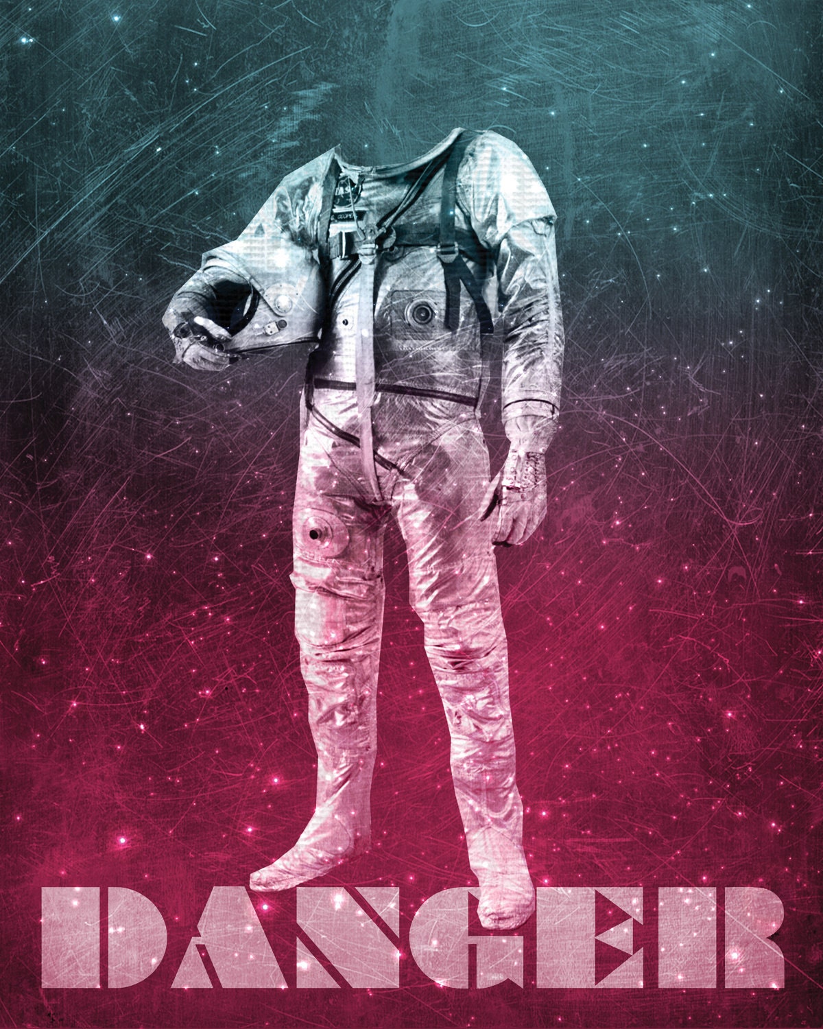 Limited Edition Digital Print - "Spaceman" by Holly Danger