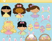 Stick Figure Easter Personal and Commerical Use Clipart Set - INSTANT DOWNLOAD Il_170x135