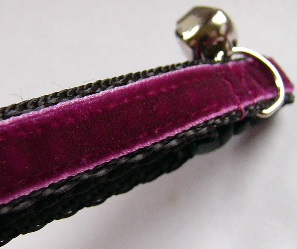 Cat collar Velvet underground - velvet cat collar