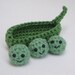peas in a pod, crochet amigurumi peas in a pod