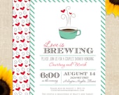 Brewing Couples Shower Invitation DIY PRINTABLE