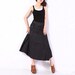 Heartbeat/pleated long skirt/3 colors/custom made