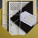 Sample - "Danielle" Letterpress Wedding Invitations