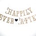 SHIPS PRIORITY.  Antique Gold Happily Ever After Banner.  Wedding Decorations.  Photo Prop.  Elegant.  Sophisticated.  Classy.
