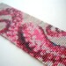Pink Octopus Tentacles Bracelet - Beadwork