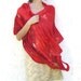 Red shawl scarf felting fire wool luxury cape wedding bridesmaid idea for her spring fashion
