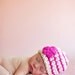 PDF Download Easy Crochet Pattern No 216 Basic Striped Beanie Chunky yarn photo prop sizes preemie, newborn. 0-3, 3-6 months