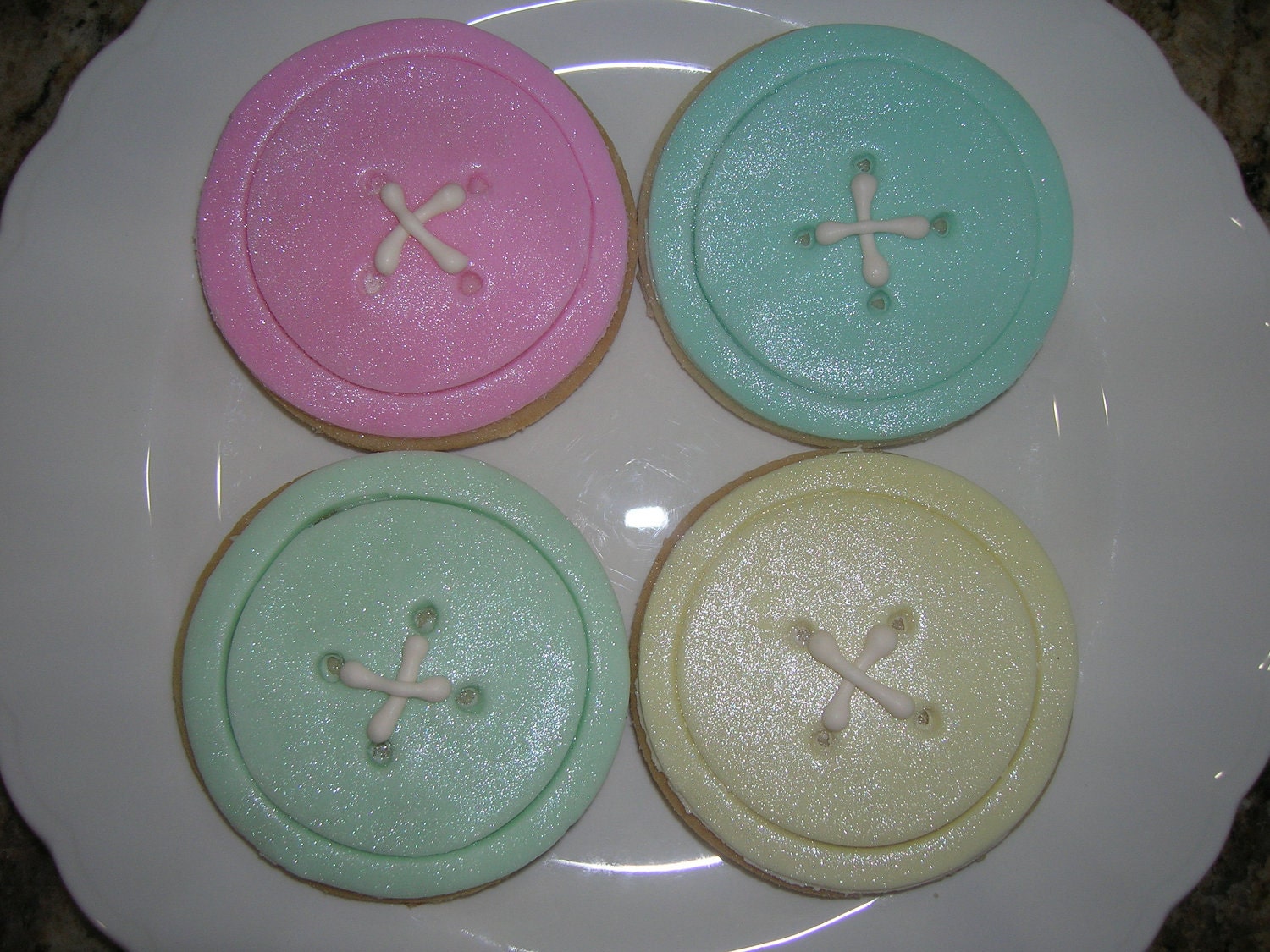 Cute as a Button Cookies (12)