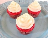 YeLLoW FrOsTinG  with ReD VeLvEt CuPcaKe SoAp