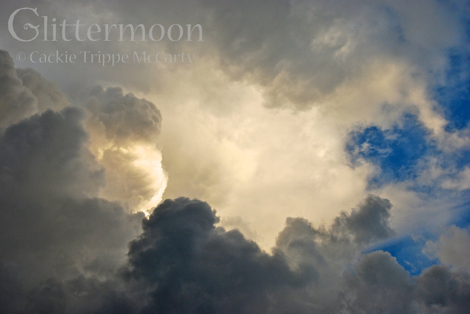 Glorious Sky 5x7 Original Photograph, matted, signed
