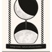 Illustration, Paul Bowles Quote, Fine Art Print and Art Posters, Giclee Print, Hourglass Drawing, Moon Illustration