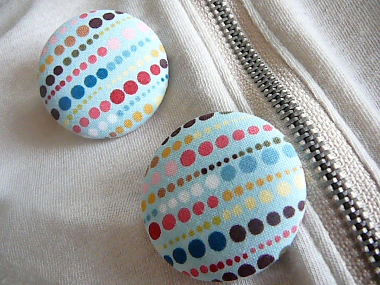 The Blast - Button Earrings