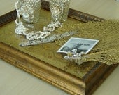 Vanity Tray, Organizing Tray, Tabletop Decor - Golden Slumbers