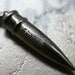 Steampunk Bullet Necklace With Cross. Gunmetal