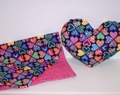 Crazylove Blanket & Pillow Set for American Girl/Bitty Baby Dolls