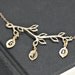 Personalized Mothers Necklace Gold,Family Tree Necklace,Initial Necklace,Branch Necklace,Grandma Necklace, Mothers Day Jewelry