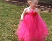 Handmade Pink Flower-girl Tutu dress