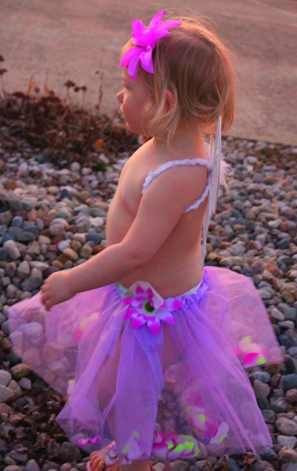 Flower Girl, Birthday Tutu and Wing Set