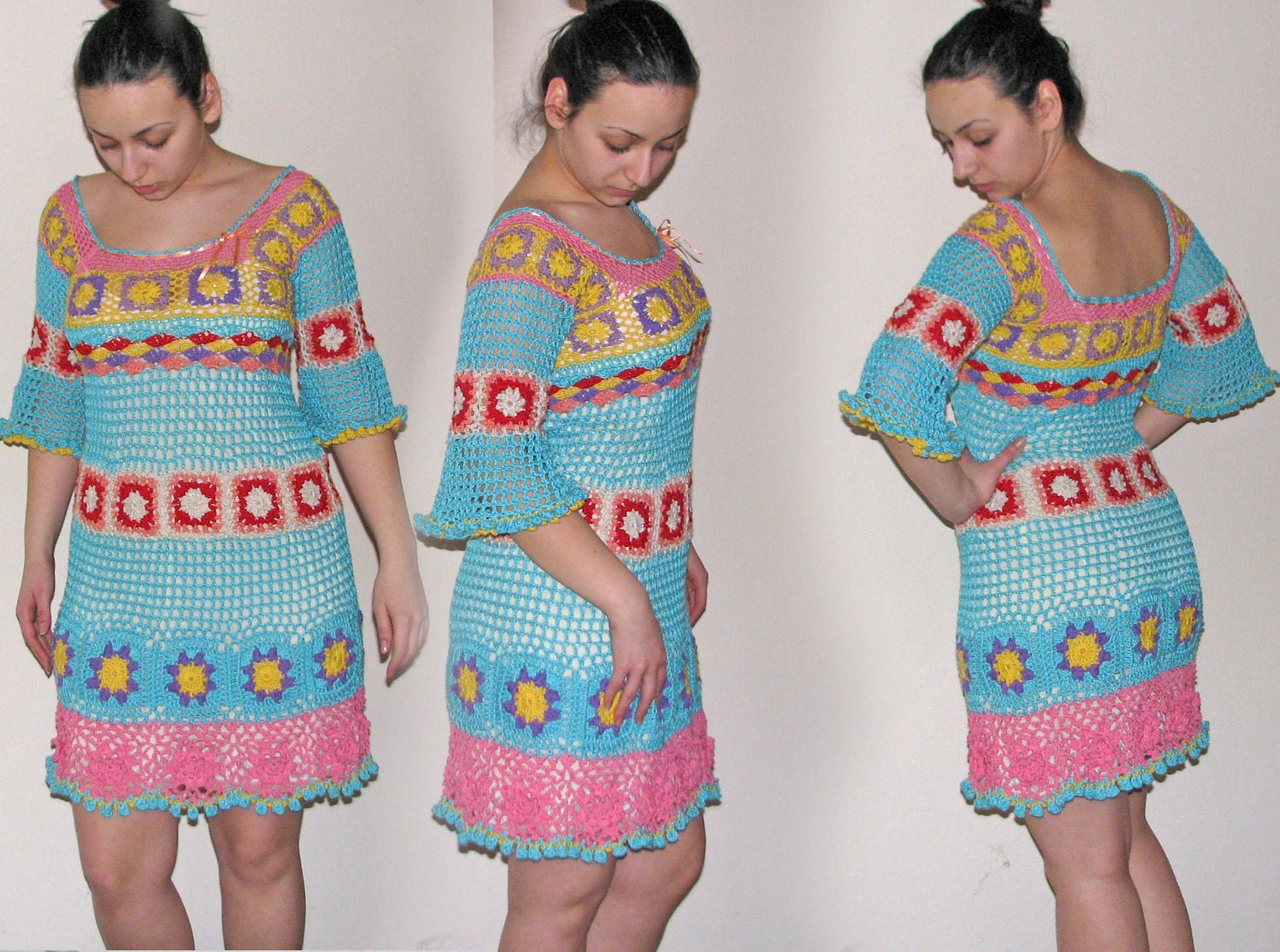 Women / Dresses Day Crocheted sundress...M/L...