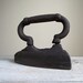 Flat Sad Iron Antique Cast Iron Bookend Farmhouse Shabby Chic Rustic Decor