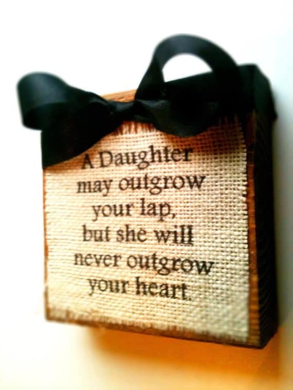 A Daughter Wood Block Sign