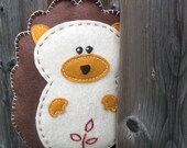 Stuffed Hedgehog PATTERN - Sew by Hand Plush Felt Stuffed Animal PDF - Easy to Make