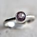 Lavender Amethyst Ring, Spring Pastel Lavender Faceted Gemstone Sterling Silver February Birthstone - Made to Order - Rhapsody