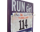 Race Bibs Hanger: run like a girl