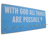 Running Medals display Rack / inspirational bible verse