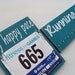Running bibs holder: My happy pace