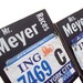 wedding gift: MR. & Mrs. race bibs display