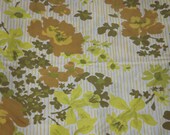 SALE--Petals on Parade Vintage Twin Sheet
