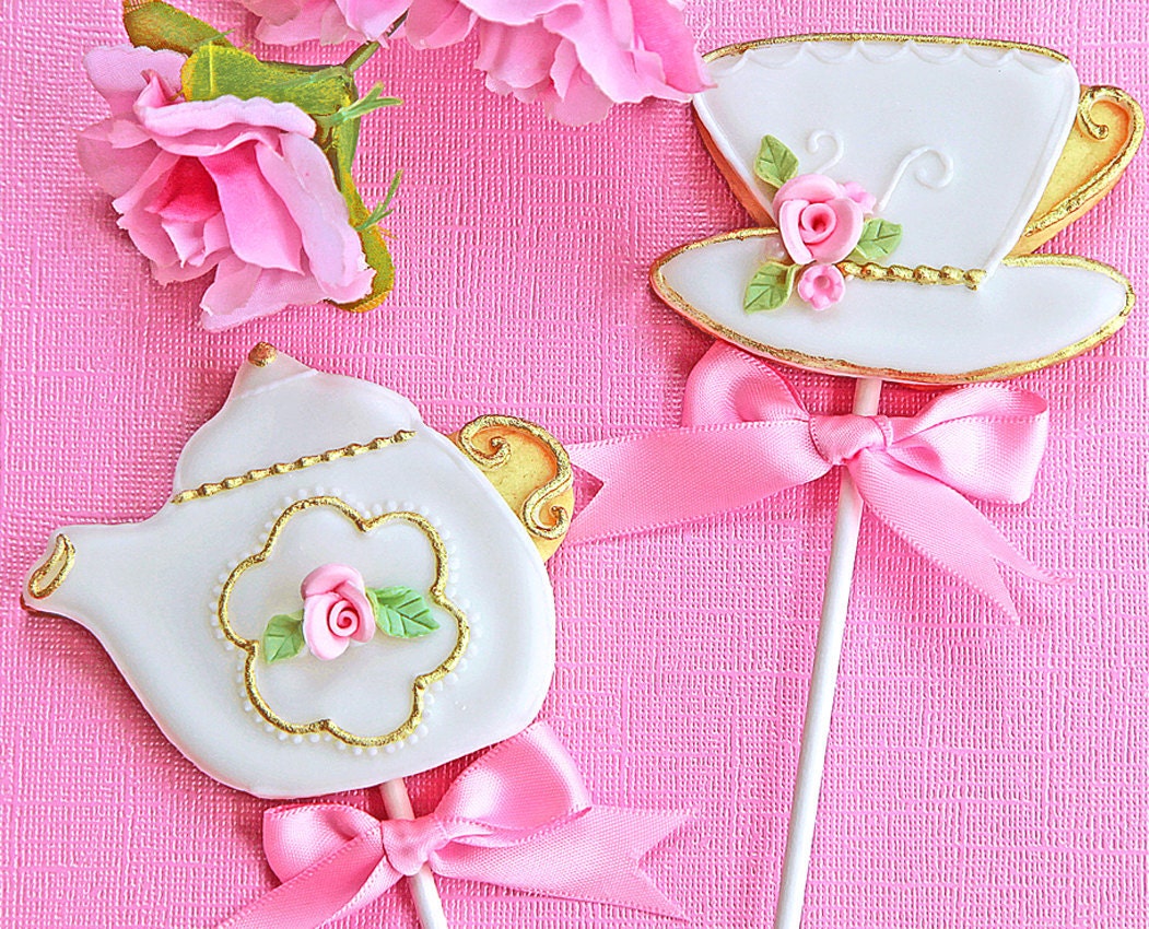 English Rose Tea Set Cookies Il_170x135