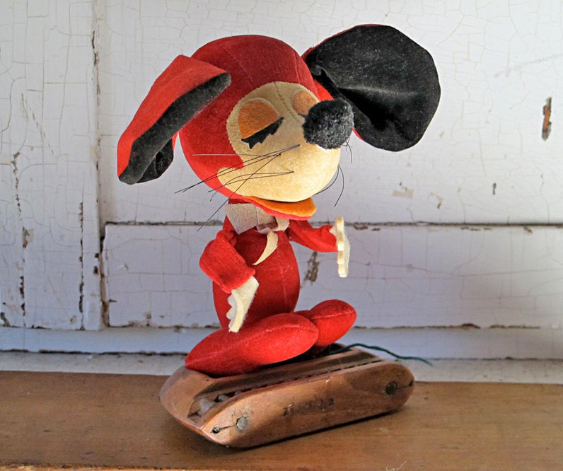 Dakin Dream Pet Vintage Japanese Velveteen Stuffed Mouse